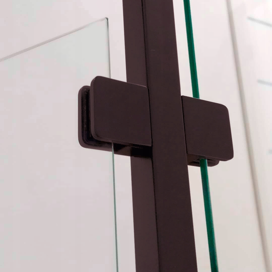 UCHWYT DO SZKŁA BALUSTRAD 45x45 BRĄZOWY RAL 8017 Marka Limbram