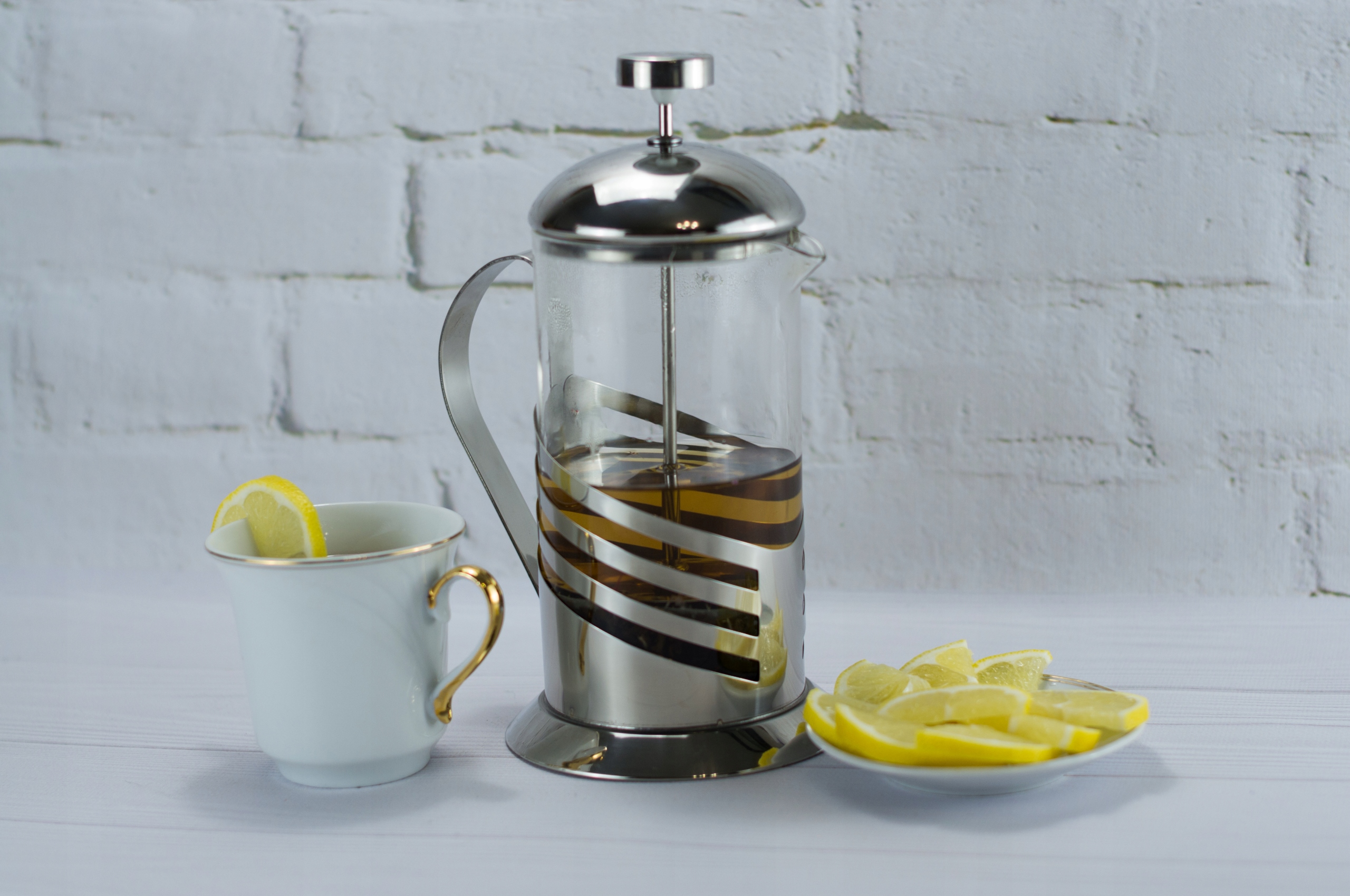 Szklany ZAPARZACZ do HERBATY KAWY 800 ml KAMILLE Kod producenta KM-0772L Zaparzacz French Press 800ml ka