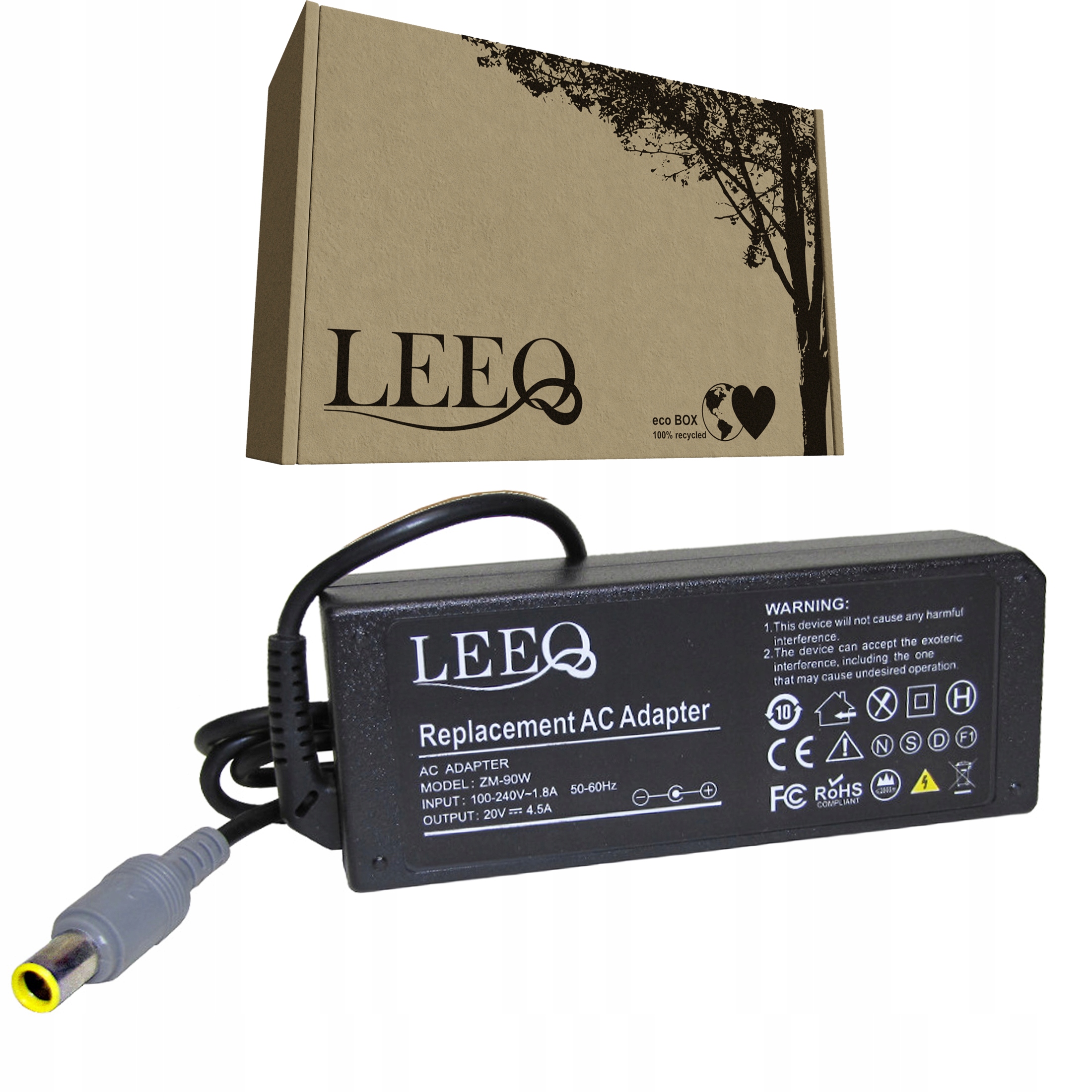 

Ładowarka 90W do Lenovo 20V 4,5A 7,9x5,5mm pin