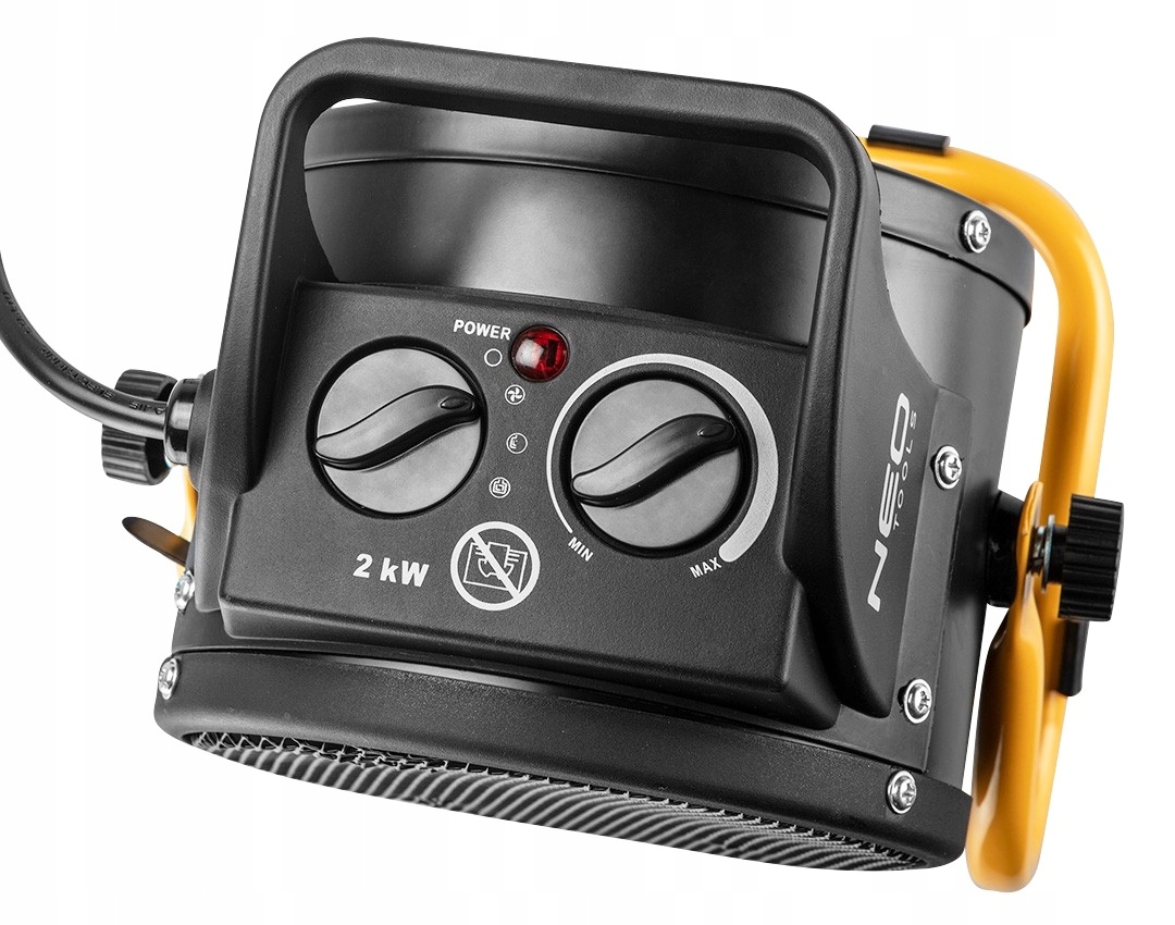 NAGRZEWNICA ELEKTRYCZNA CERAMICZNA FARELKA GRZEJNIK DMUCHAWA PTC 2000W neo Klasa efektywności energetycznej A+