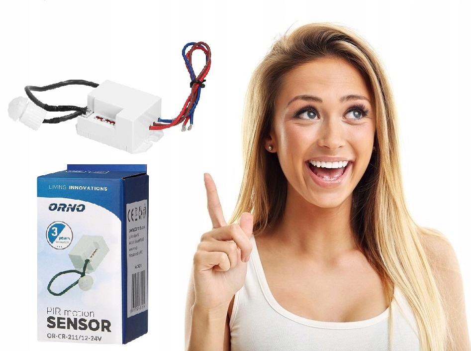 

Czujnik Ruchu Z Zewnętrznym Sensorem Do Led 12-24V