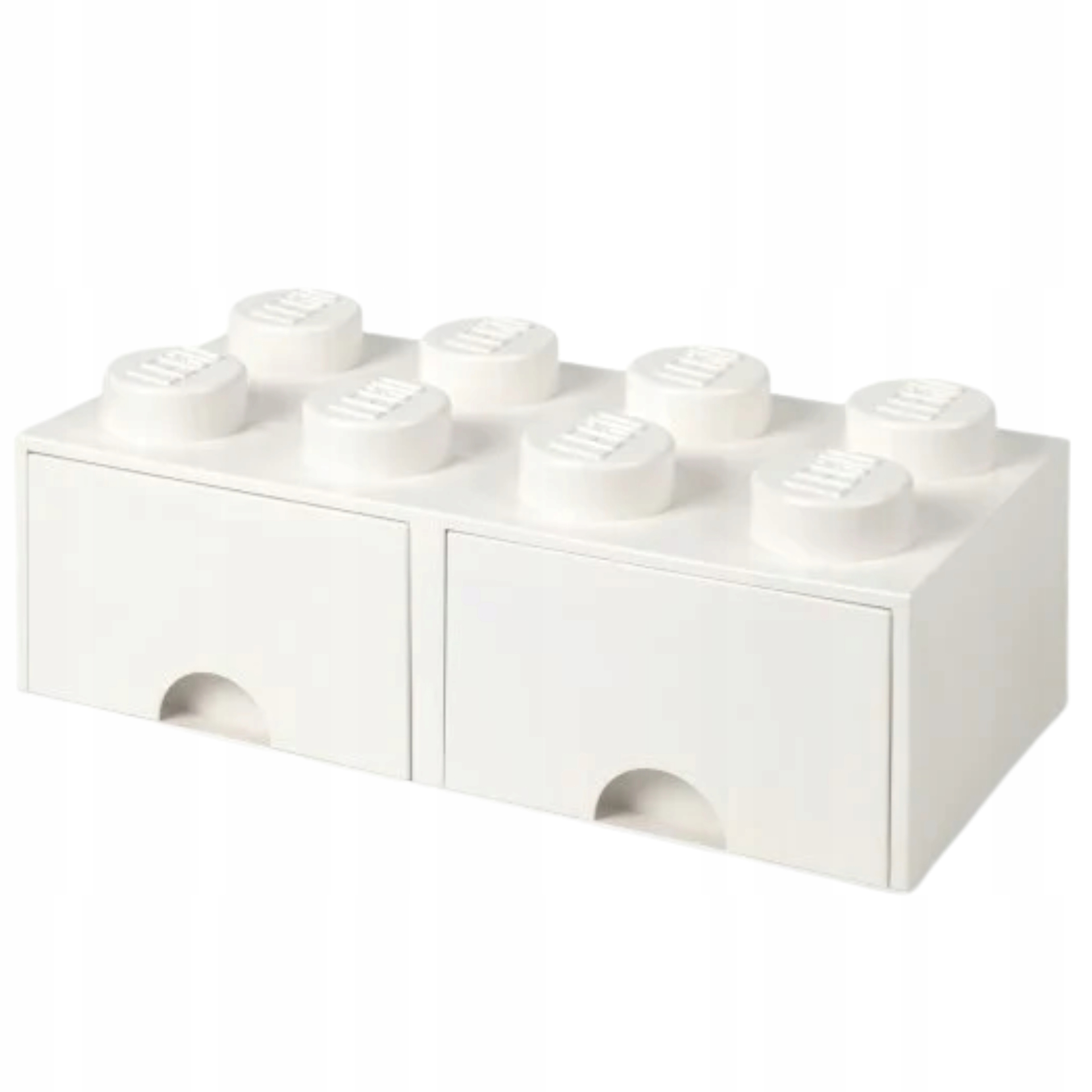 Lego Kontejner Šuplík Tvar kostky Lego Brick 8 Bílý 50 x 25 x18 cm