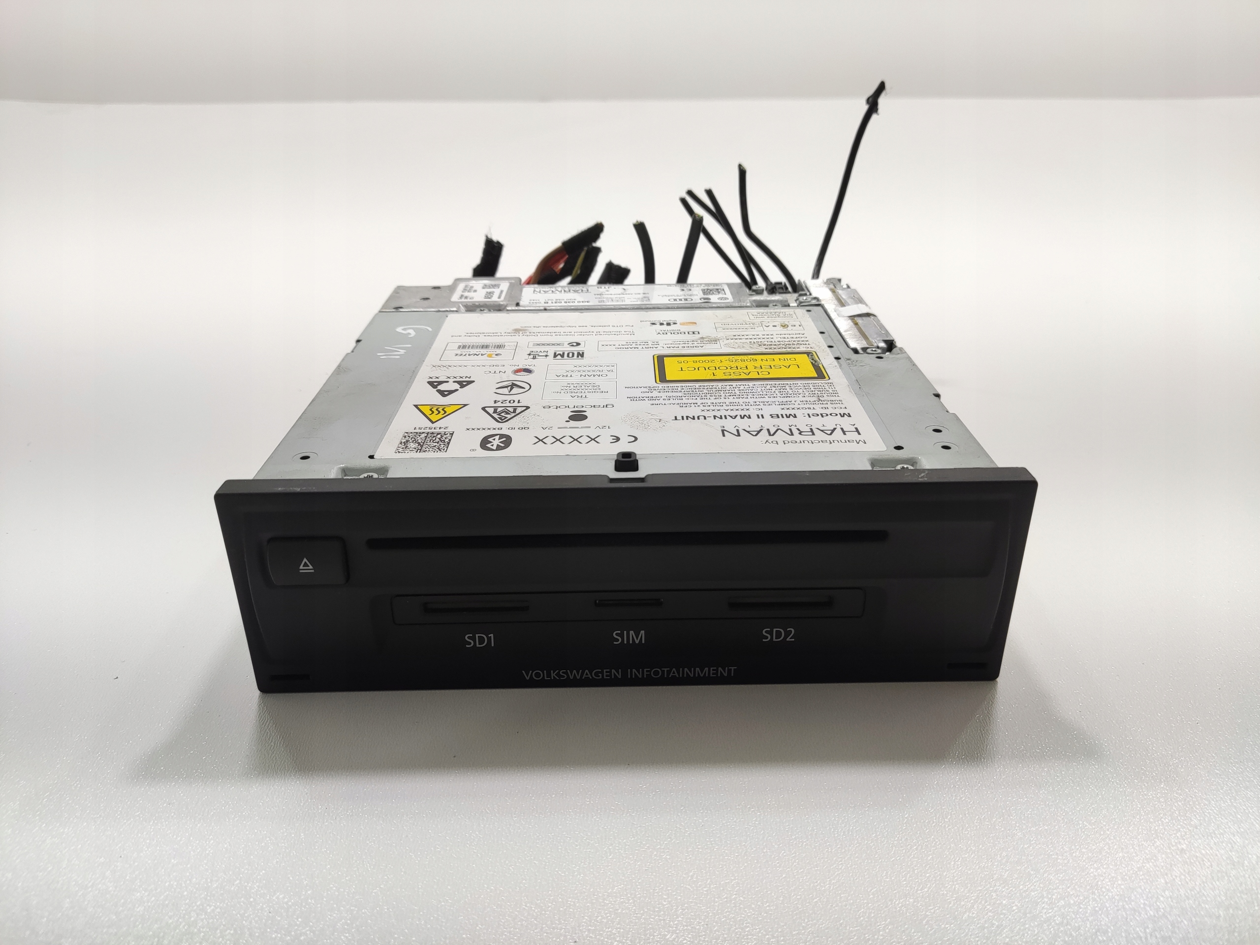JEDNOSTKA navigation devices MIB VOLKSWAGEN GOLF VII HARMAN 3G0035021B 2012-2016