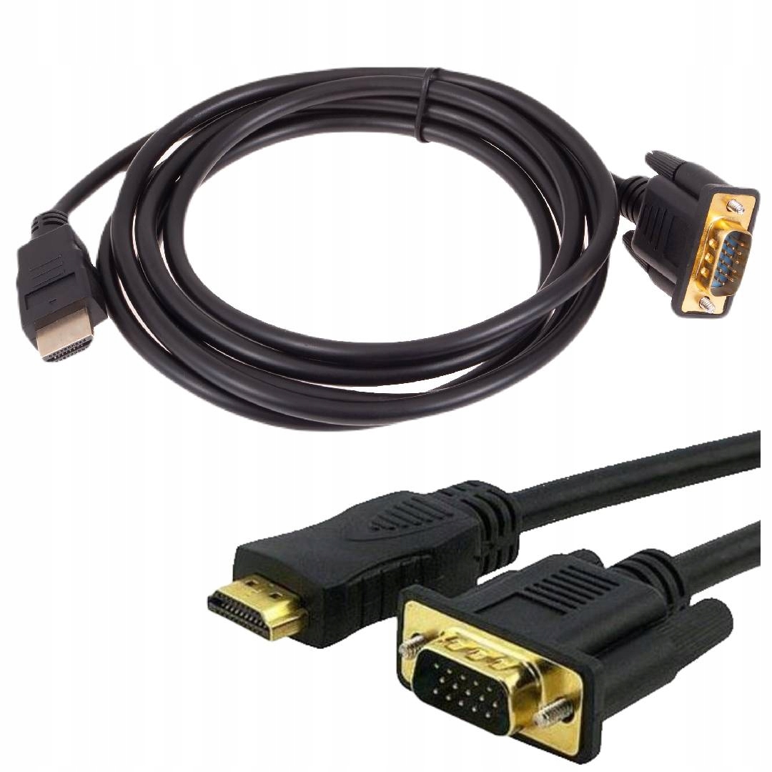 

Kabel Vga Hdmi 2M Gold Full Hd D-sub Przewód