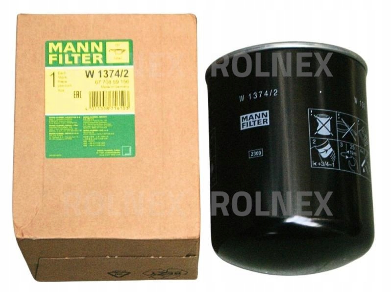 Hydraulikový filtr Mtz D260 Mann W1374_2