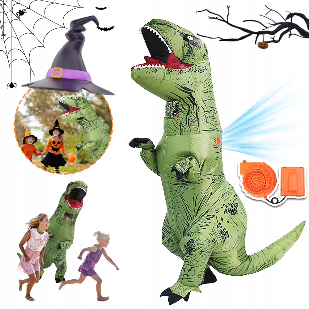 Kostým Dinosaura Samonafukovací Kostým Dinosaurus T-rex