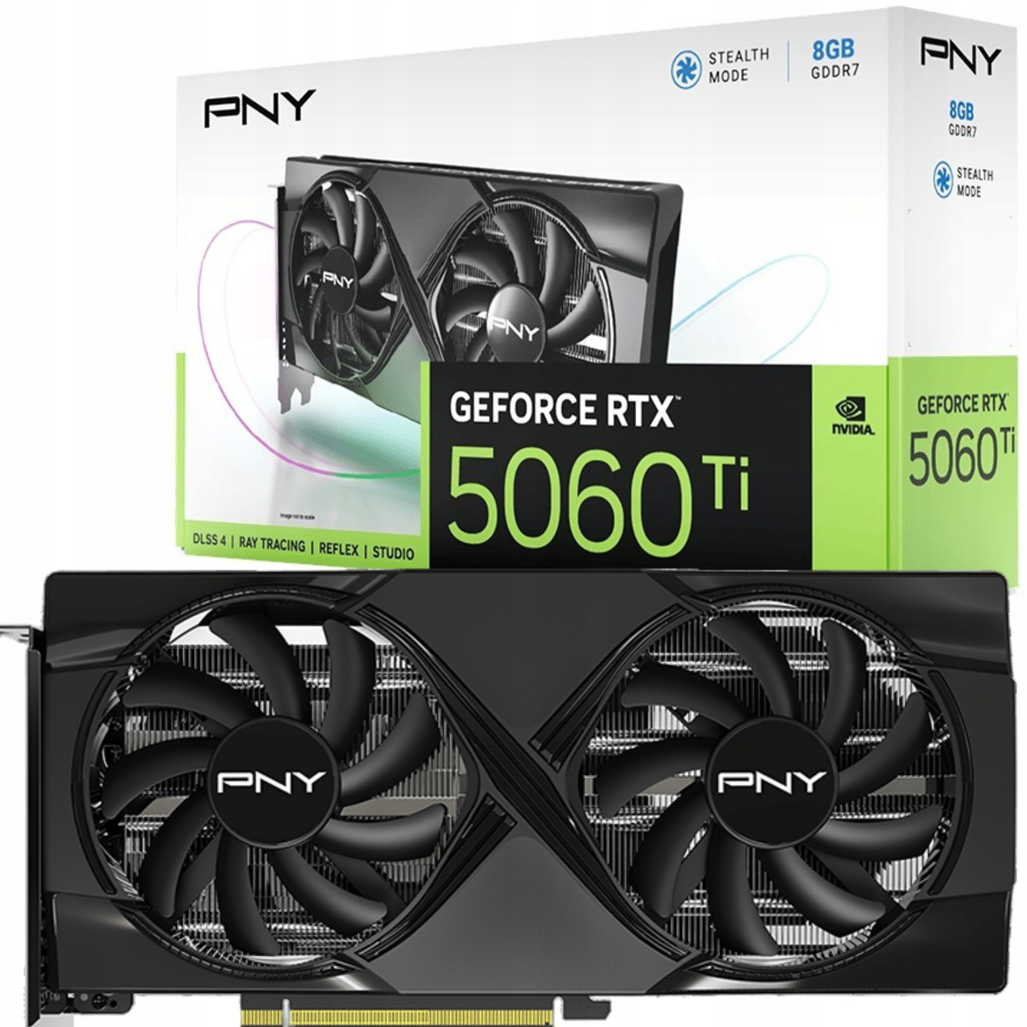 Grafická karta Rtx 5060 Ti GeForce Pny Dual Fan 8GB GDDR7 DLSS4 Dp Hdmi