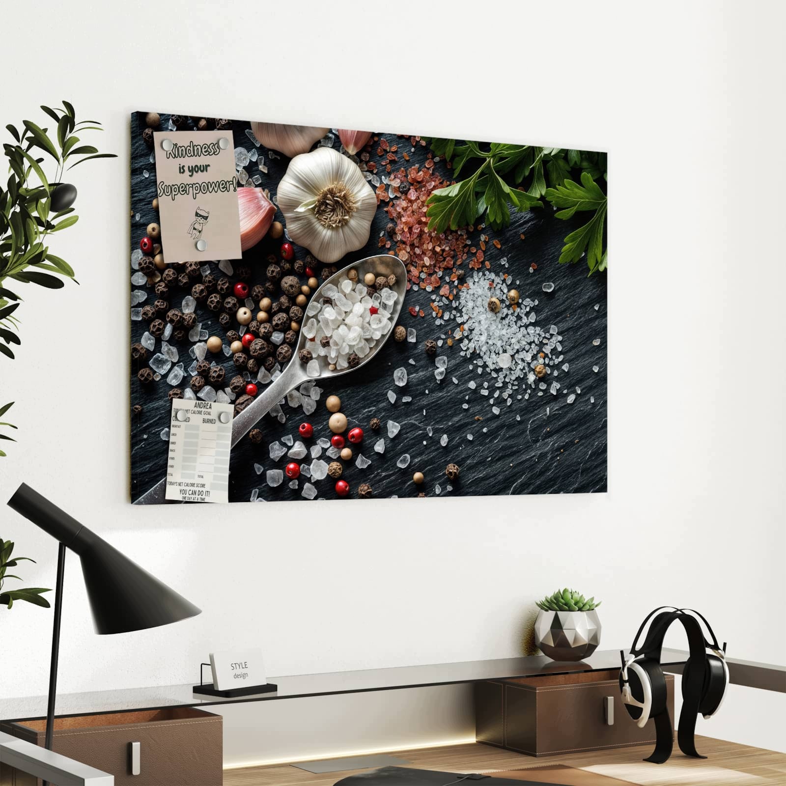 Magnetická tabule Ingredience kuchenne 60 × 40 cm