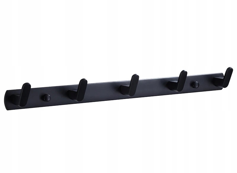 

Wieszak ścienny na ubrania Loft czarny mat 45 cm