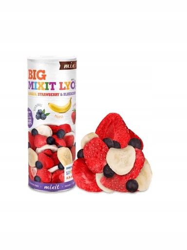 Mixit Velké plody banán jahoda borůvka 160 g