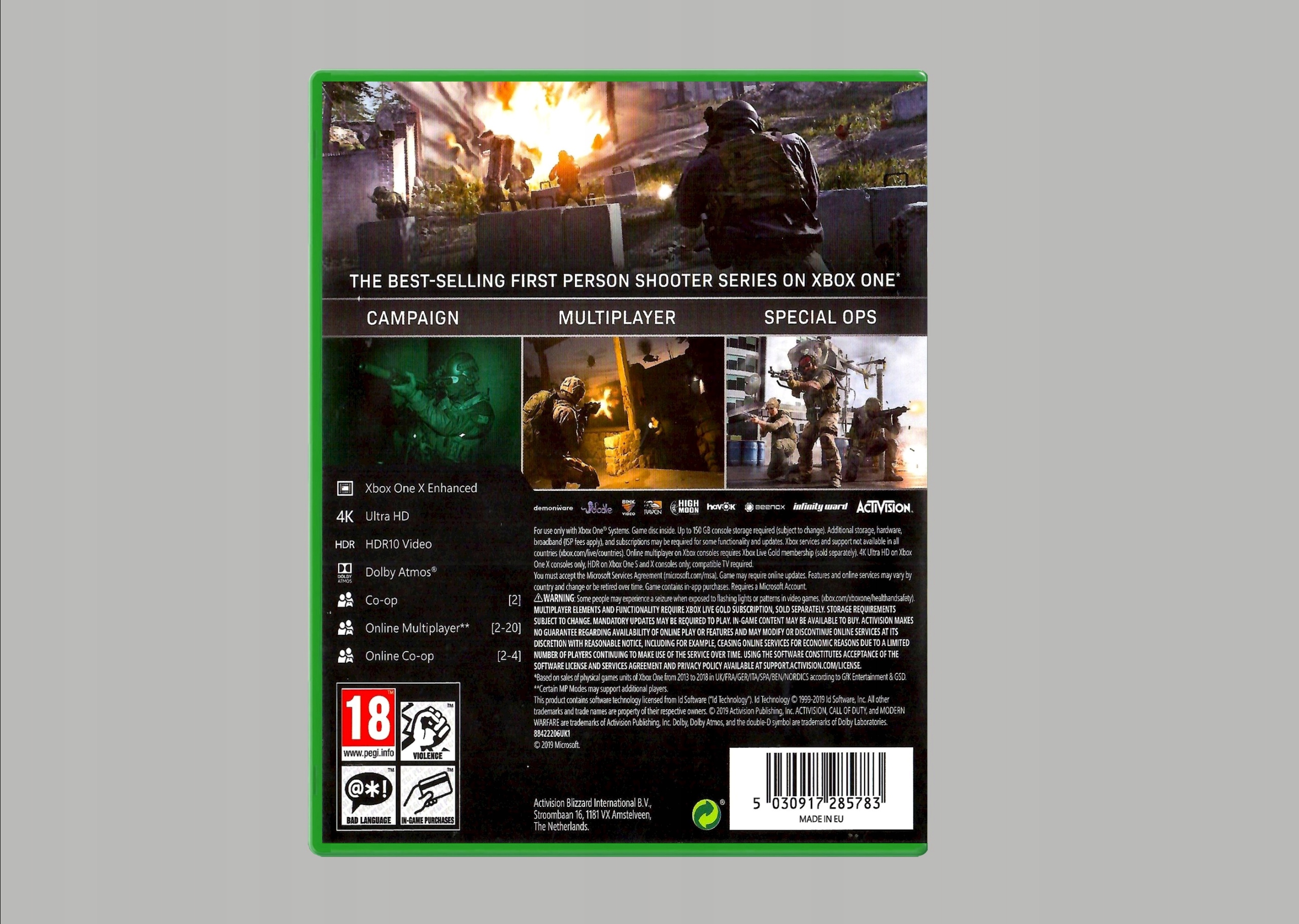 XBOX ONE COD CALL OF DUTY MODERN WARFARE Twoją MISJĄ jest URATOWAĆ ŚWIAT Tytuł alternatywny XBOX ONE CALL OF DUTY MODERN WARFARE