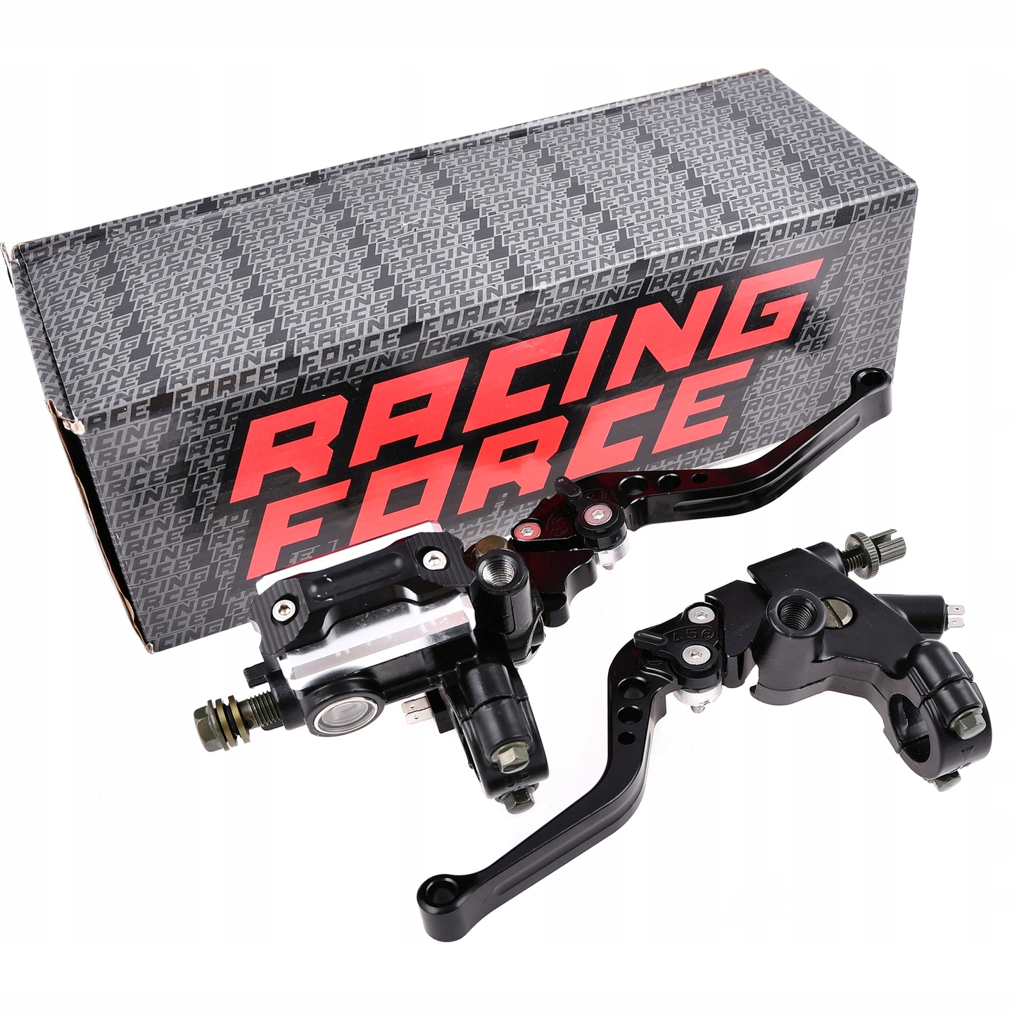 Dźwignie Klamki Hamulca Sprzęgła EVO Czarne Pompa