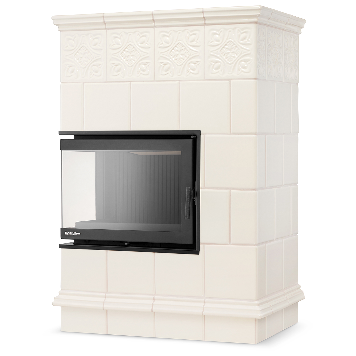 Kamna krbová kamna koza kachlová keramická krbová skříň rohová Porto