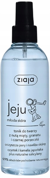 ZIAJA JEJU MŁODA SKÓRA Tonik do twarzy, 200ml