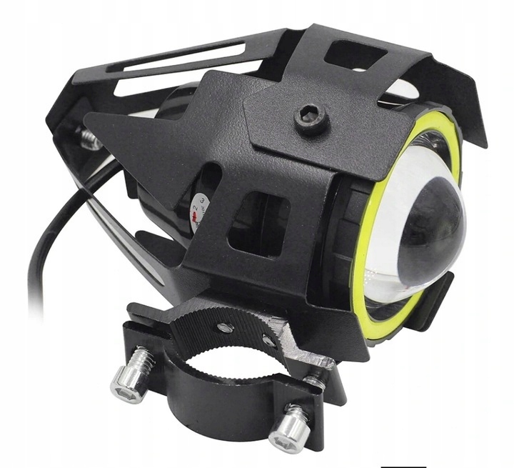 2x HALOGENY MOTOCYKLOWE LAMPY REFLEKTORY RING LED Waga produktu z opakowaniem jednostkowym 0.35 kg