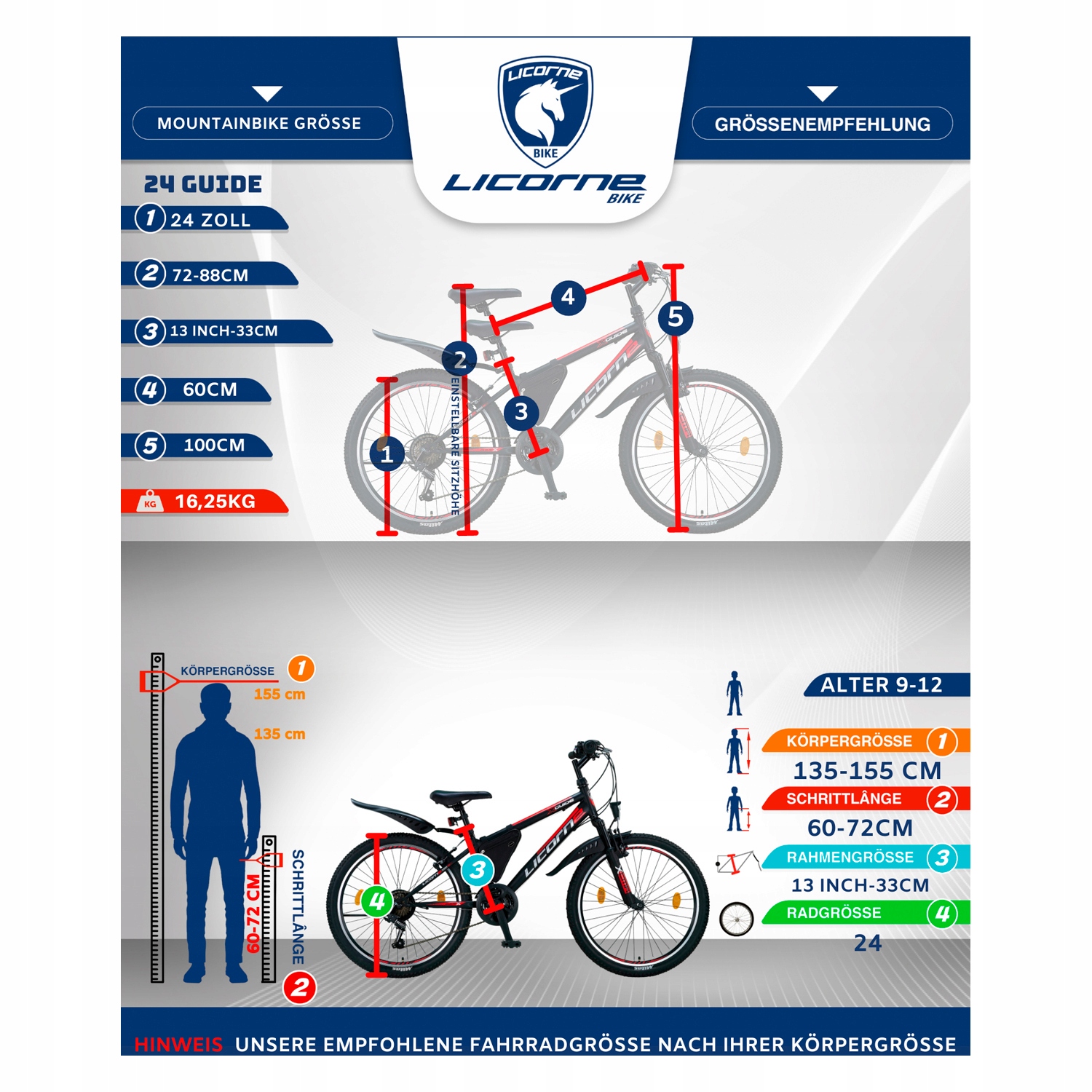 NIEMIECKI ROWER MTB GUIDE 24" 21 biegów osprzęt Shimano Rozmiar ramy 13 cali