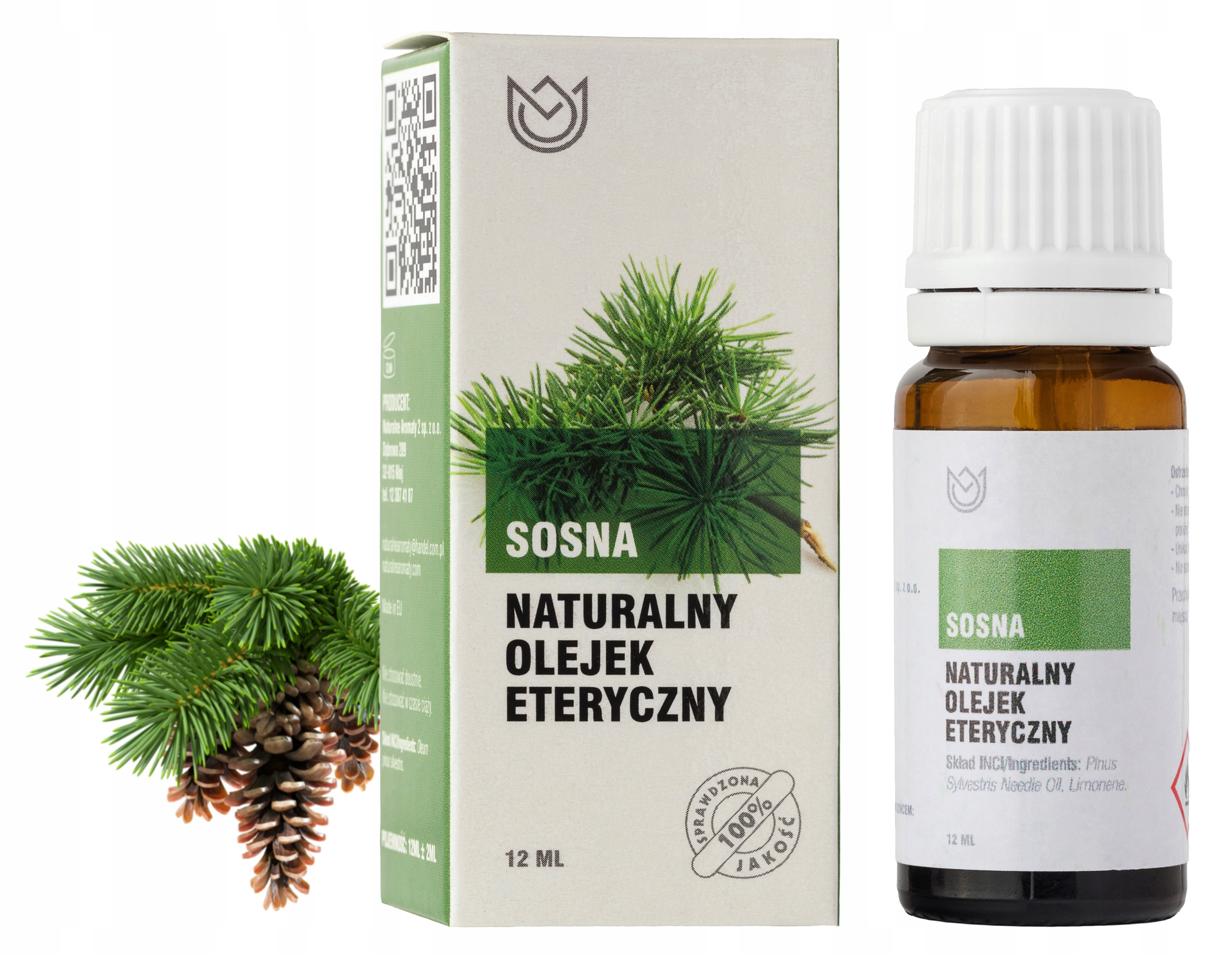 

Sosna Olejek Eteryczny 12ml, Sosnowy