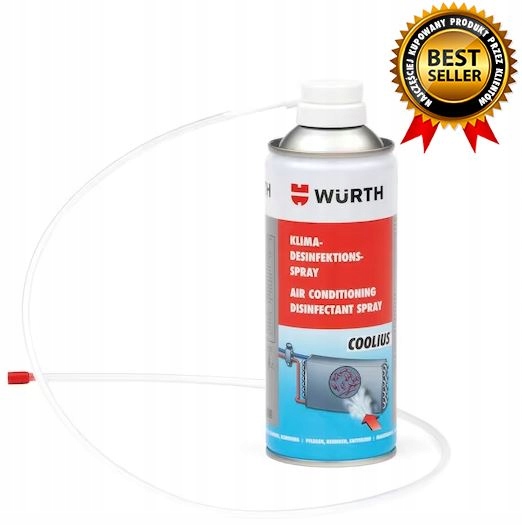 WURTH PREPARAT DO DEZYNFEKCJI ODGRZYBIANIA KLIMATYZACJI SPRAY 300ML Producent Wurth