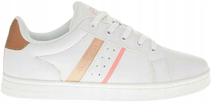 Kappa Bílé Dámské Sportovní Boty S Páskem A Perforací 39 J6G