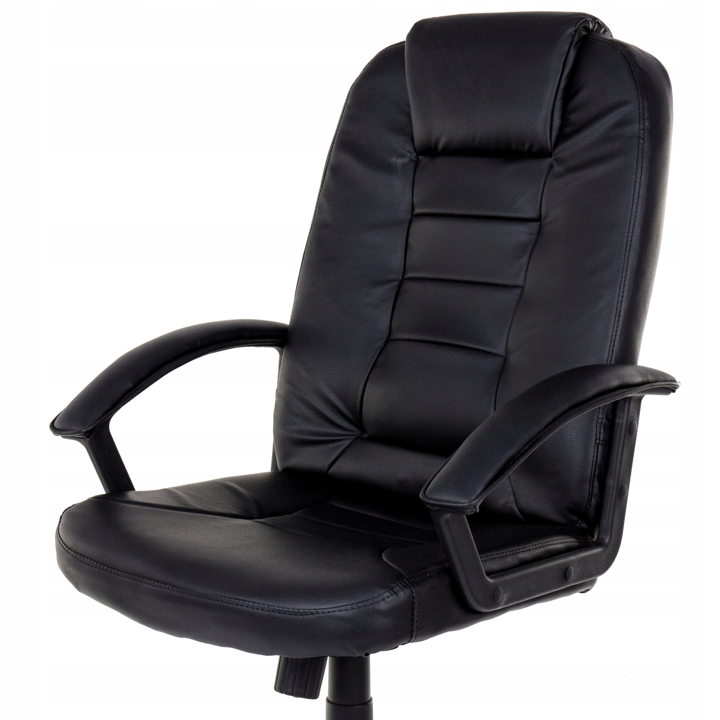 

Czarny Fotel Obrotowy Do Biurka Gaming Eko-Skóra