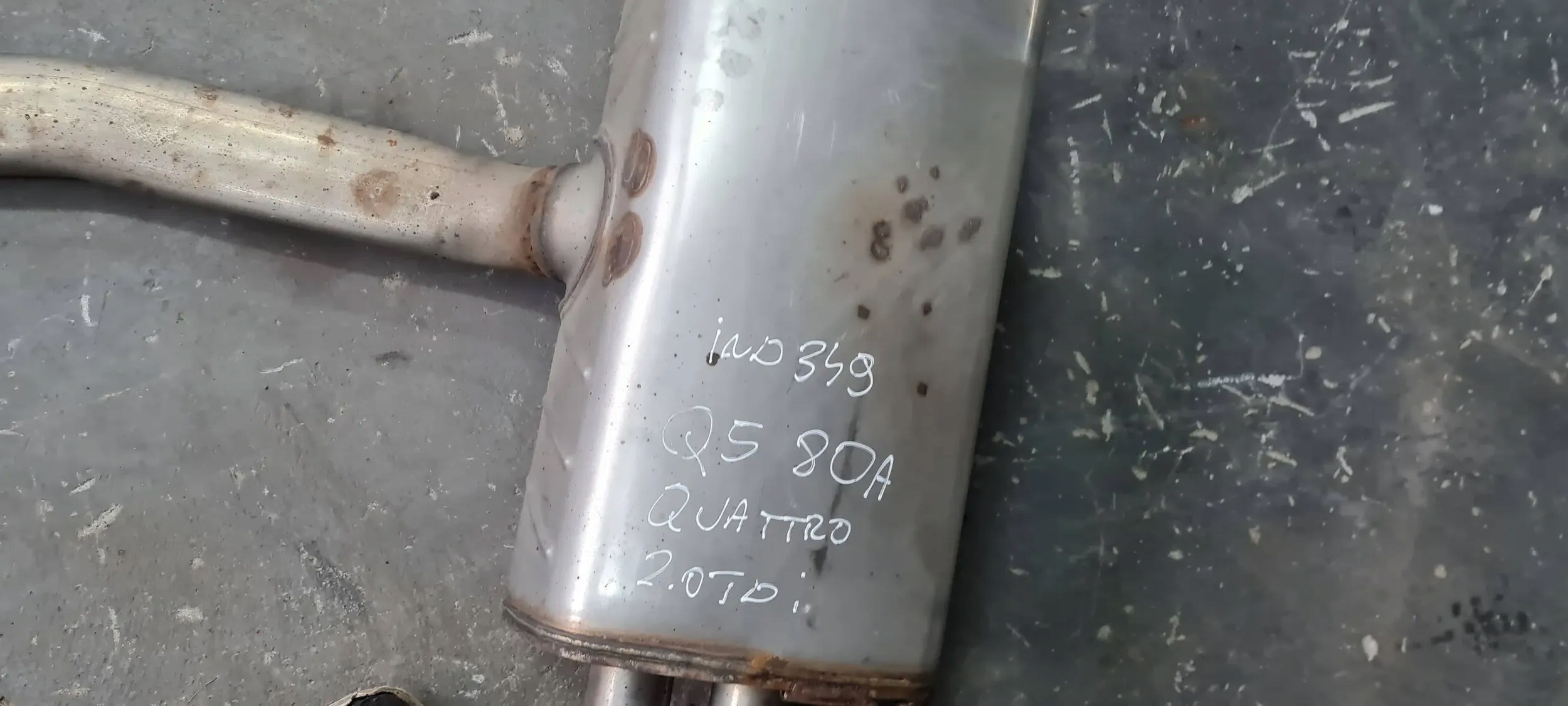 Q5 80A TLUMIK Échappement 2.0 TDI 80A253611D