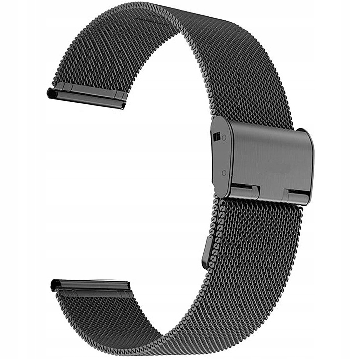 

Czarna Bransoleta Do Zegarka Smartwatch 20mm Czerń