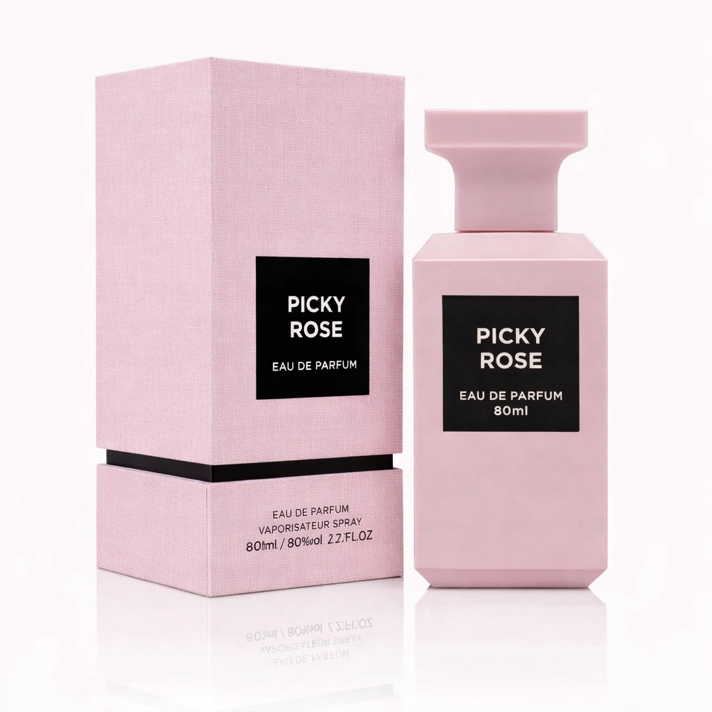 Oryginalne Perfumy Arabskie Fragrance World Picky Rose 80ml+GRATIS!