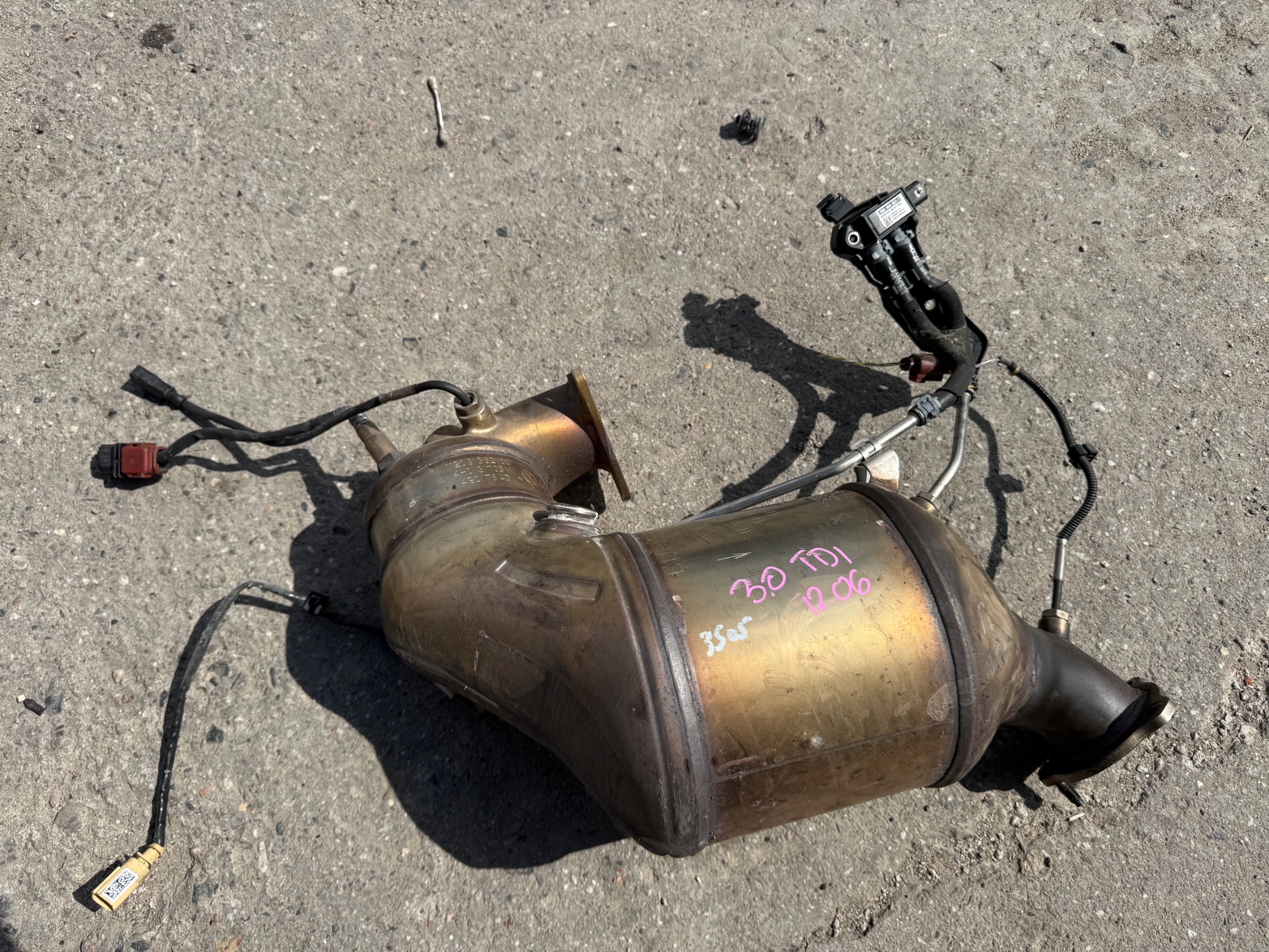AUDI A8 D4 3.0 TDI catalyst DPF 4H0131765B 4H0131703M