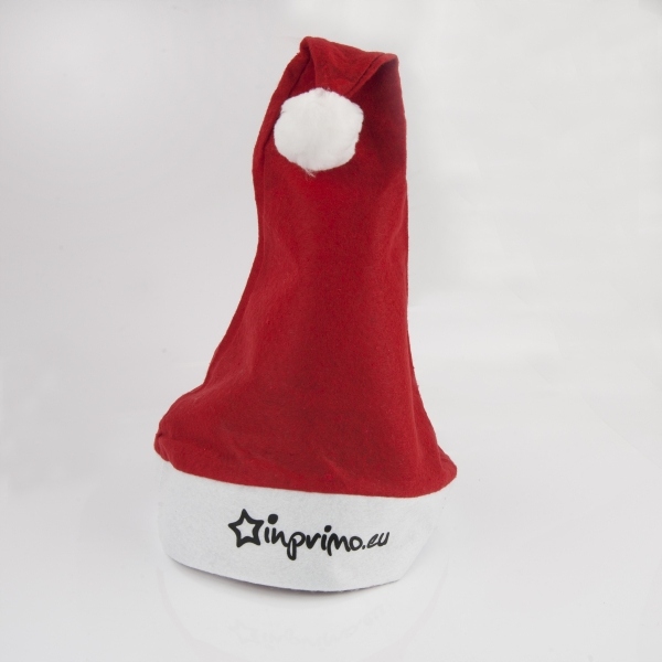 CZAPKA MIKOŁAJA Z NADRUKIEM LOGO TANIO 20 SZT Marka inny