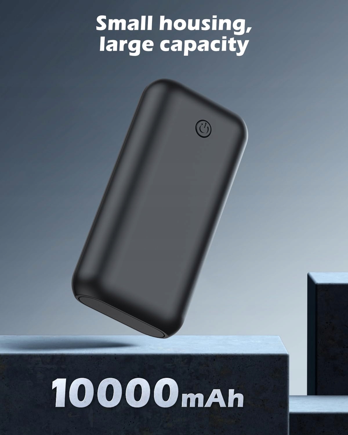 hganus Powerbank 10000mAh Kompaktowy Zewnętrzny Akumulator USB C Micro — miniatura 3