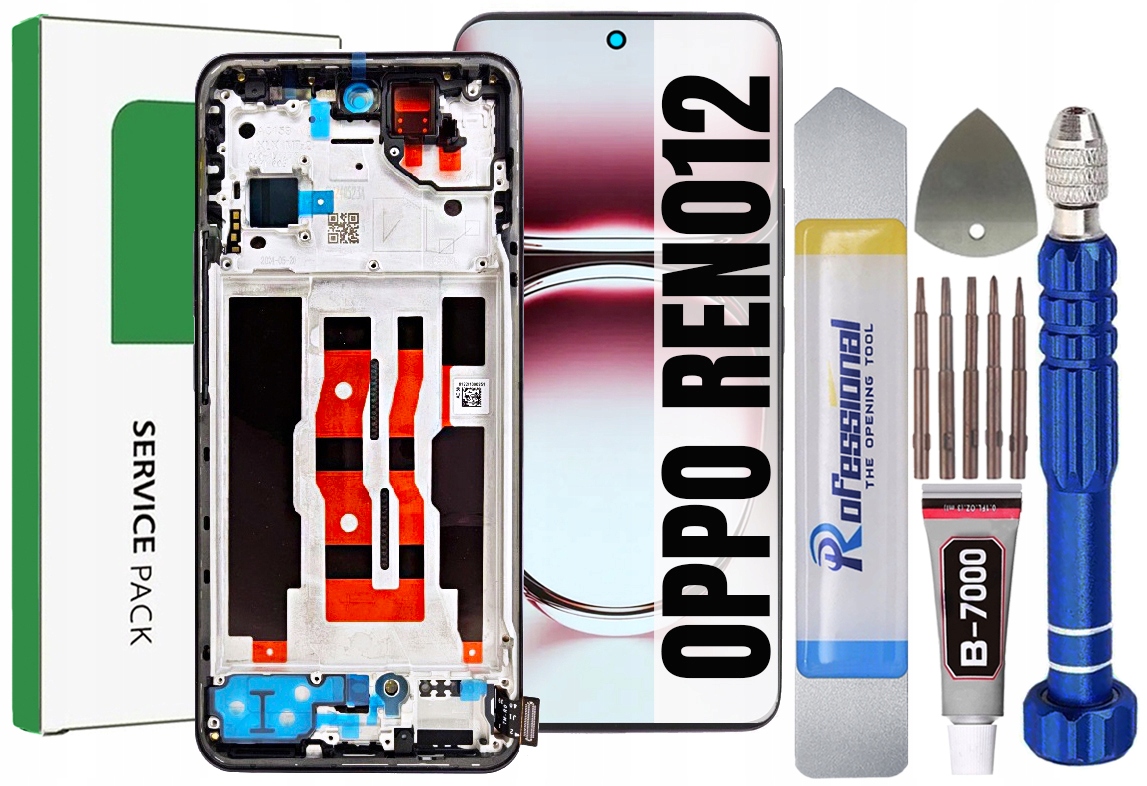 Displej Pro Oppo RENO12 CPH2625 Originál Oem Obrazovka Rámeček