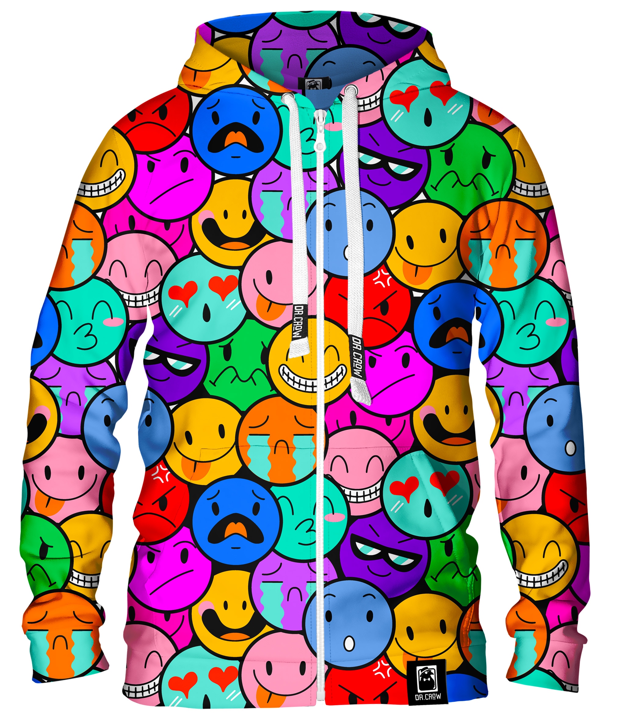 

Męska Bluza Rozpinana Print Dr.crow Smiles Xs