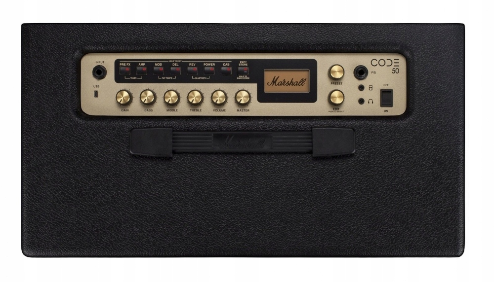 MARSHALL CODE 50C COMBO GITAROWE WZMACNIACZ 50W Konstrukcja tranzystorowy