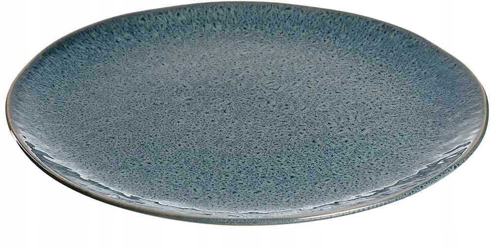 Plochý tanier 27 cm modrý 6ks Matera