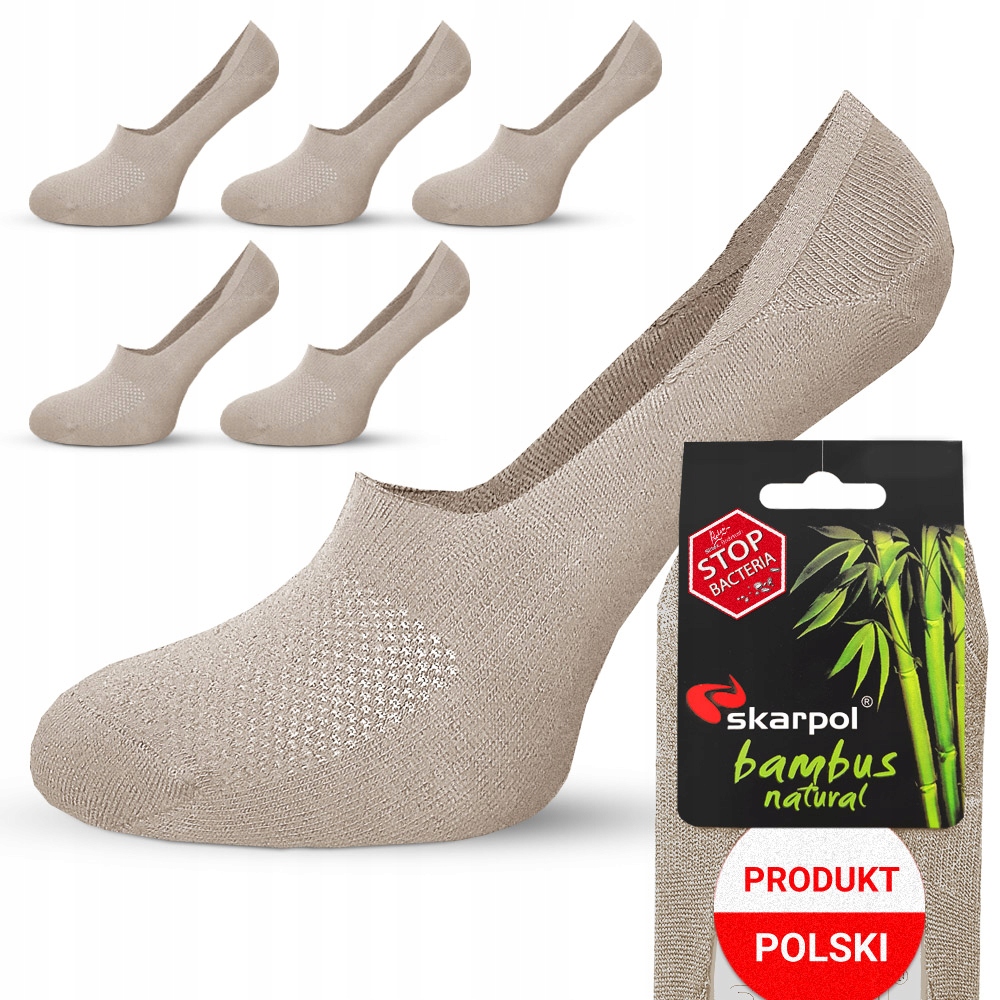 

Skarpety męskie stopki Bambusowe mikro *45-47