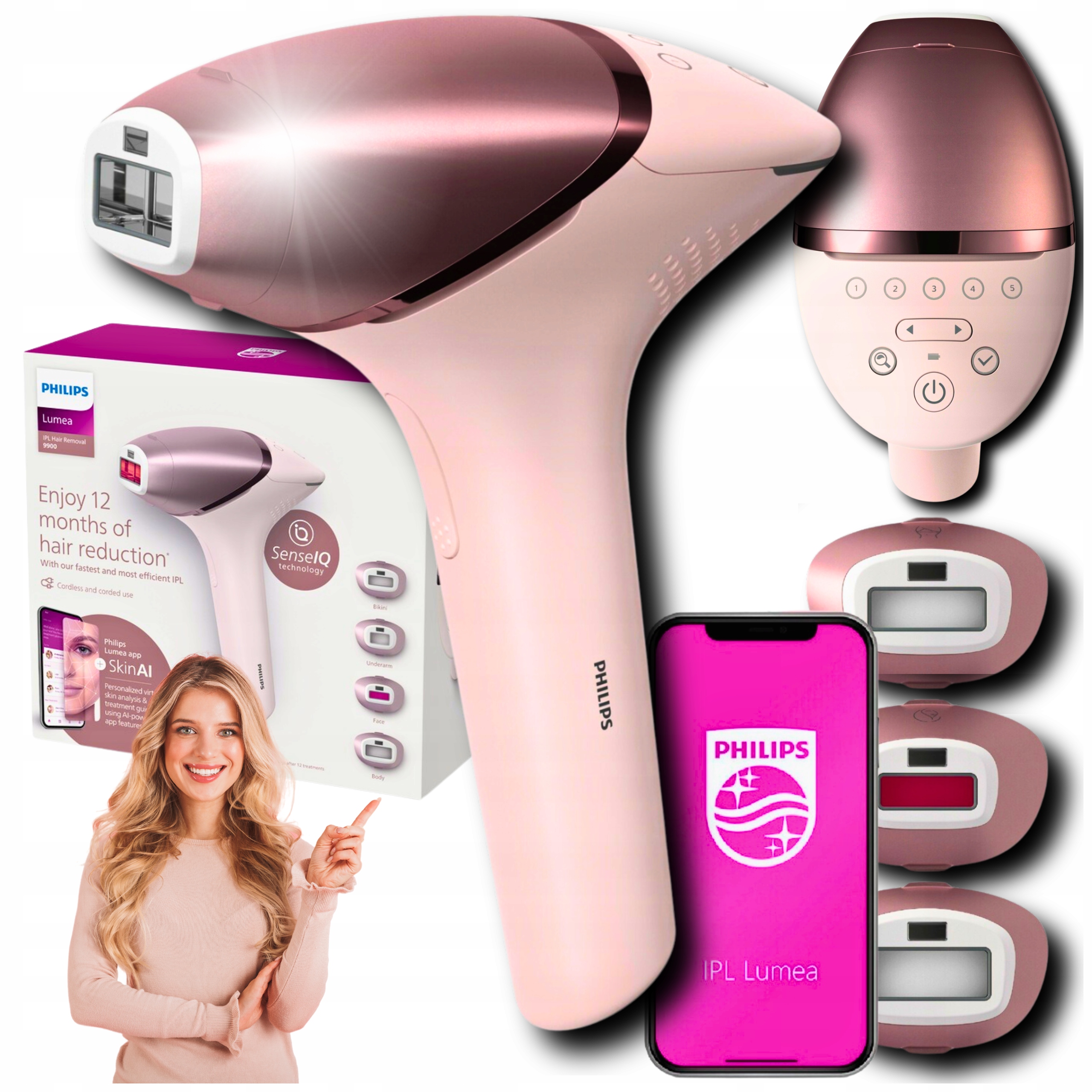 Depilacin Permanente Depiladora Lser Philips Lumea Prestige Precio