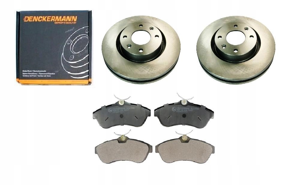 Kotouče Brzdové Destičky Citroen C2 C3 Přední 266 MM Ventily