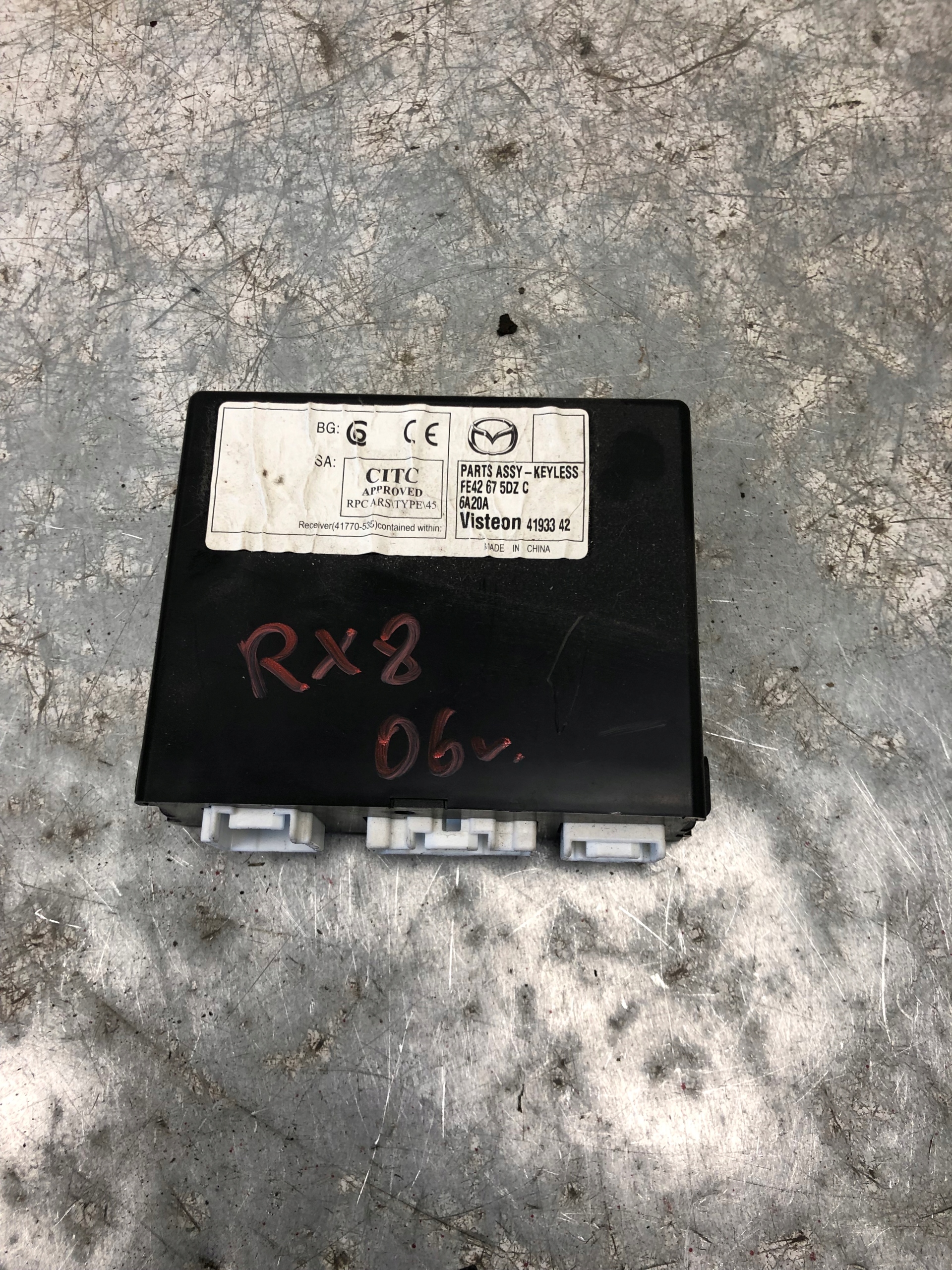 module control unit ASSY KEYLESS MAZDA RX8 RX-8 FE42675DZC