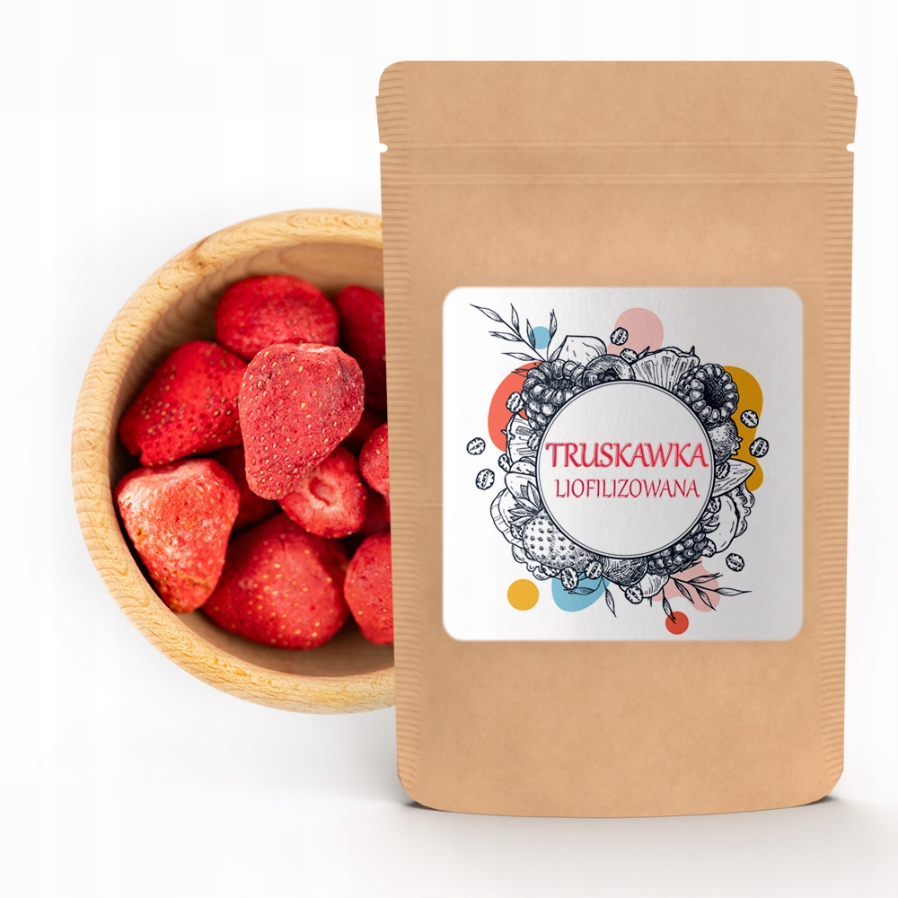 TRUSKAWKA LIOFILIZOWANA100 g CAŁA BEZ KONSERWANTÓW
