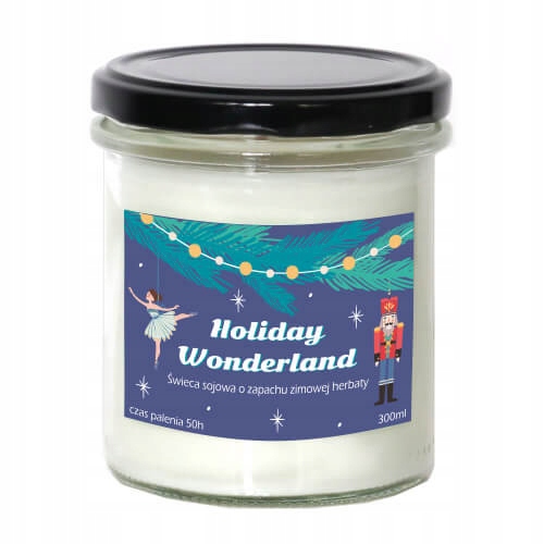 Sójová svíčka Holiday Wonderland Cup&You , vánoční dárek 300ml