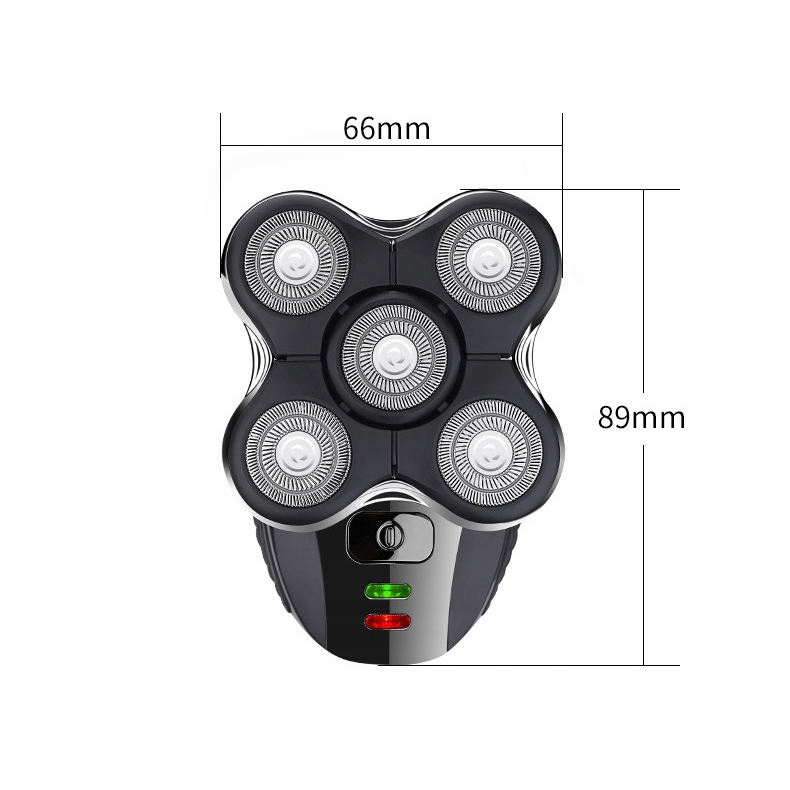 GOLARKA MĘSKA MASZYNKA DO GOLENIA GŁOWY TWARZY R ELEKTRYCZNA TRYMER Typ głowicowa