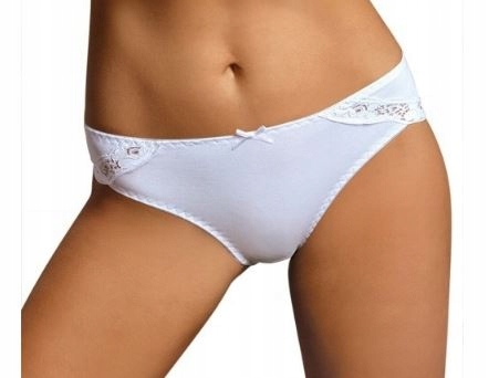 

Babell figi damskie bawełna BBL019 M białe