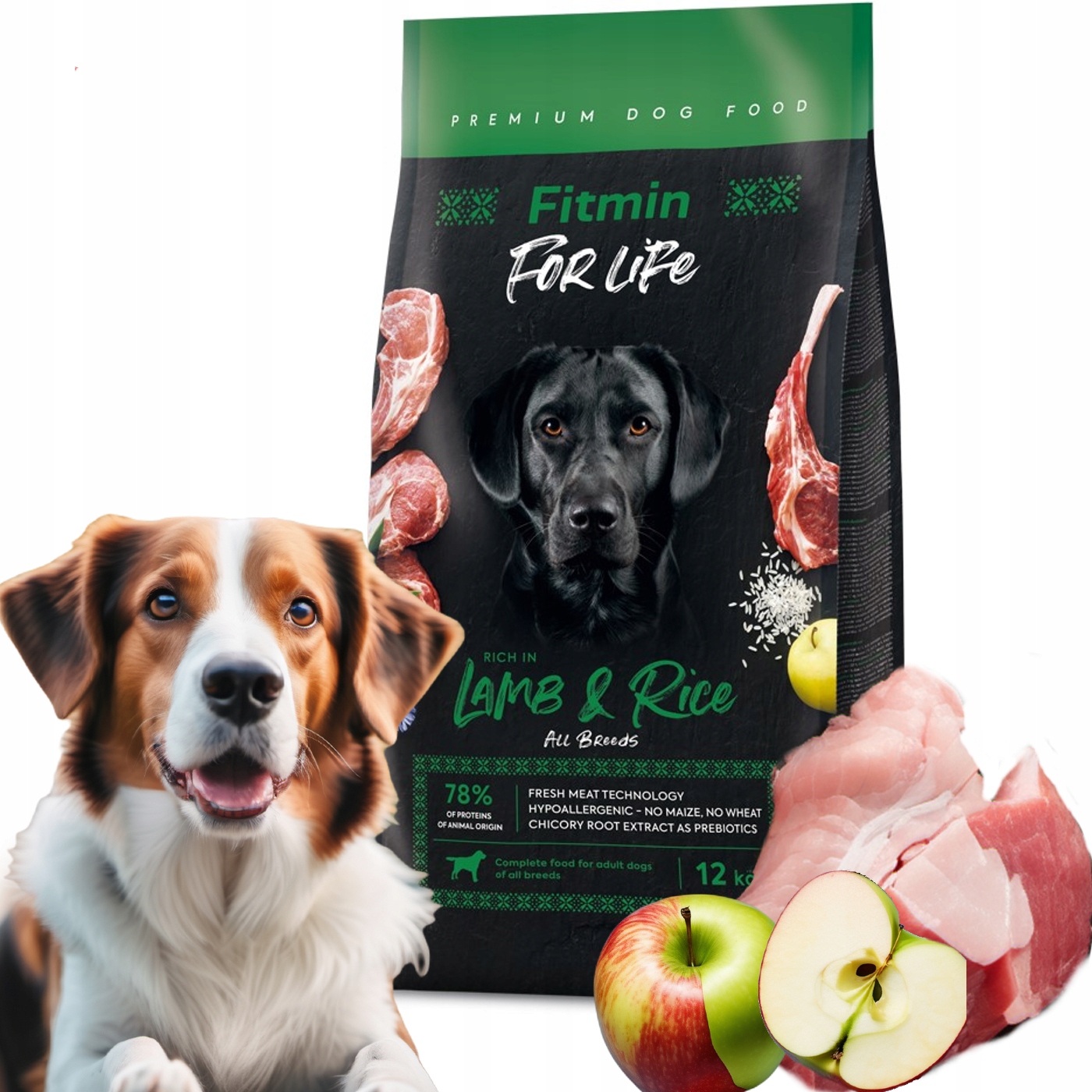 Fitmin For Life Lamb & Rice 12kg Karma dla psa