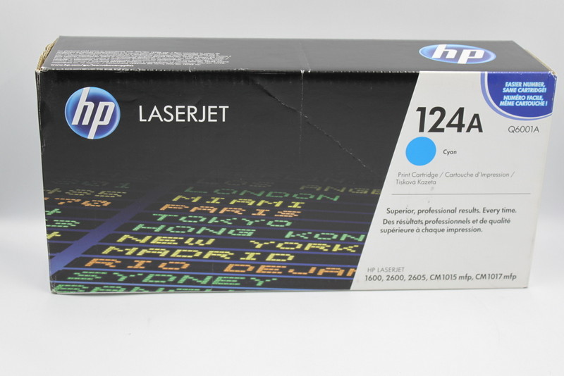 Hp 124A Q6001A originální toner cyan