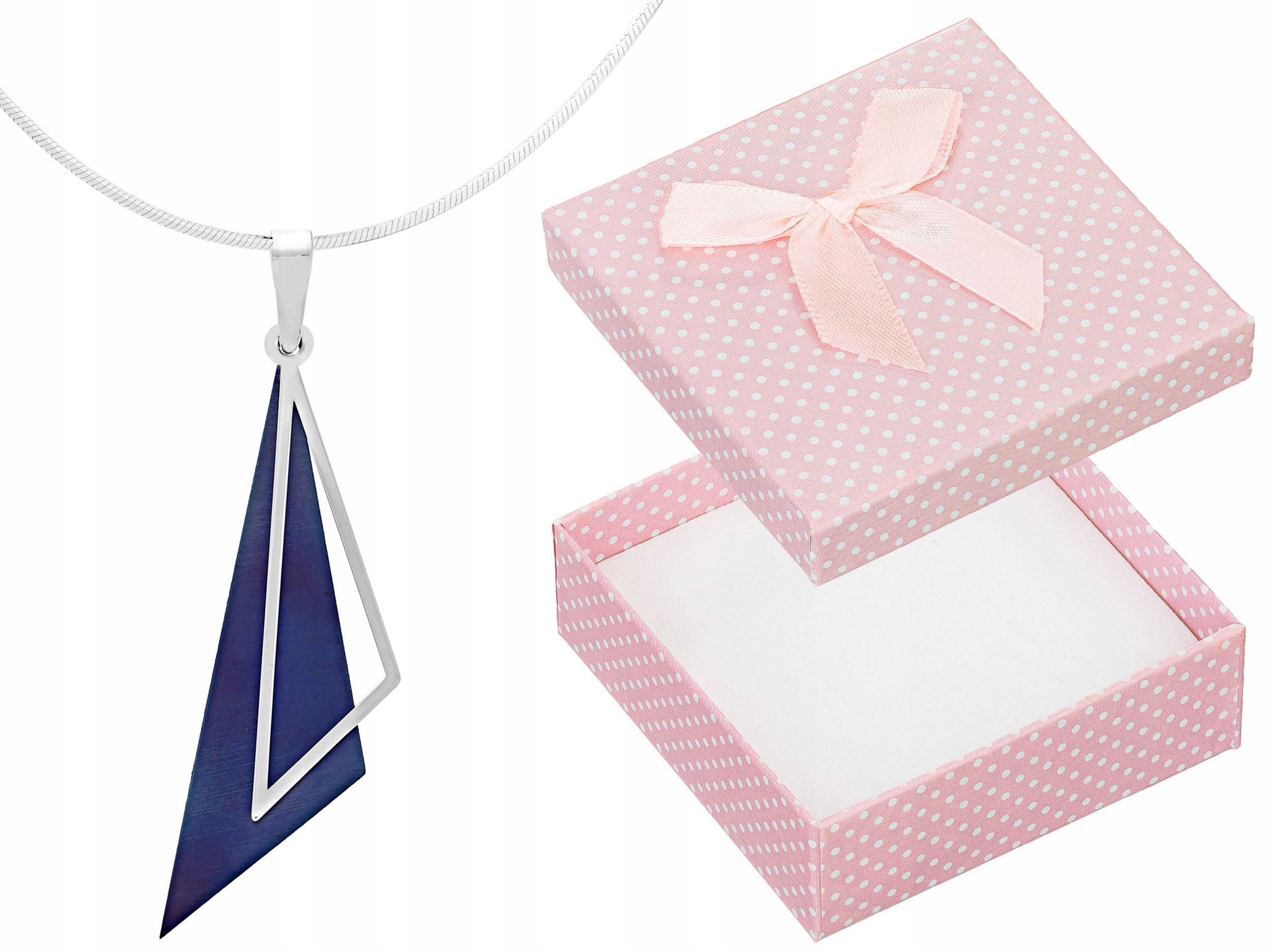 Velký stříbrný dámský geometrický náhrdelník s titanem Choker 38 cm