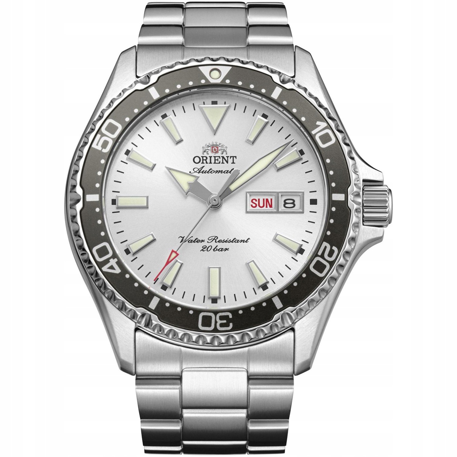 Pánské Hodinky Orient RA-AA0825S39B stříbrný náramek