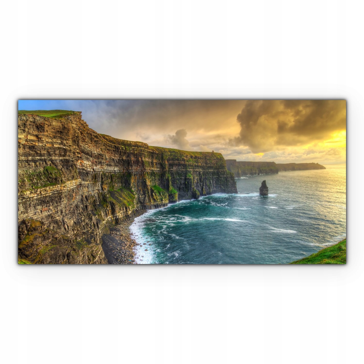 

Canvas na ramie ścienny 120x60 Klif Zachód Słońca