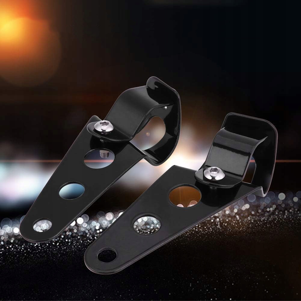 UNIWERSALNY UCHWYT NA REFLEKTORY MOTOCYKLOWE, WIDELCE 35 MM-43 MM 2 SZT Producent inny