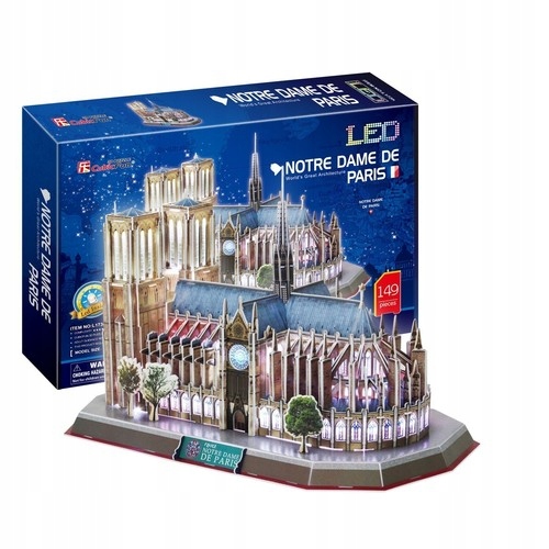 

Puzzle 3D Led Katedra Notre Dame 149