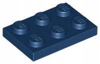 

Lego 3021 C niebieska 2x3 płytka plate 1szt Nowy